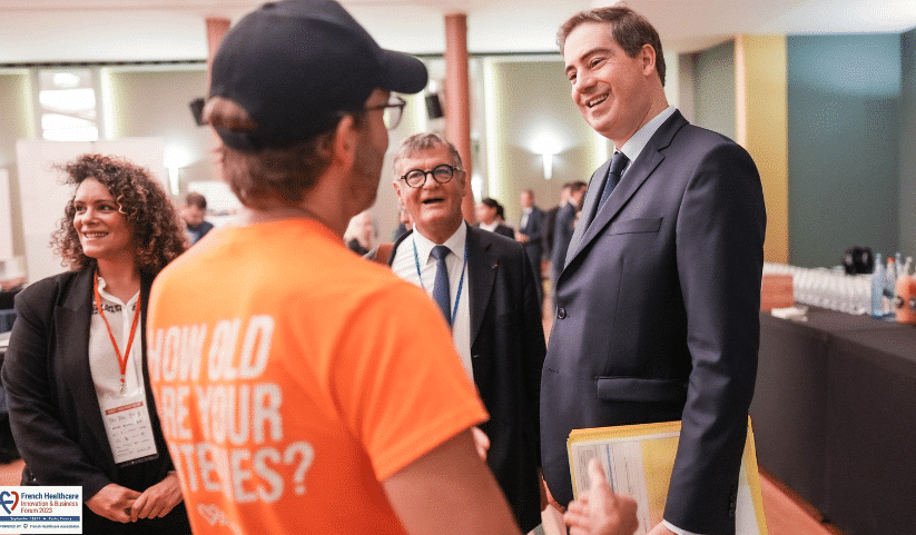 Photography taken during discussions at the French Healthcare Business & Innovation Forum 2023
