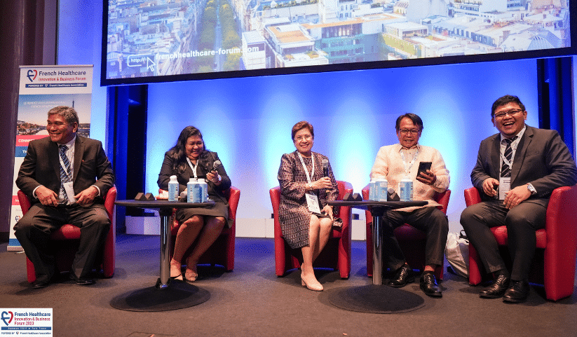 Photography taken during discussions at the French Healthcare Business & Innovation Forum 2023