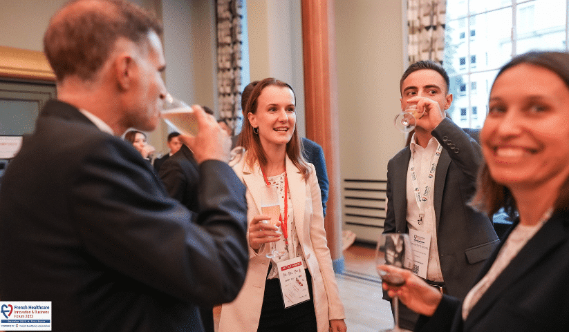 Photography taken during discussions at the French Healthcare Business & Innovation Forum 2023