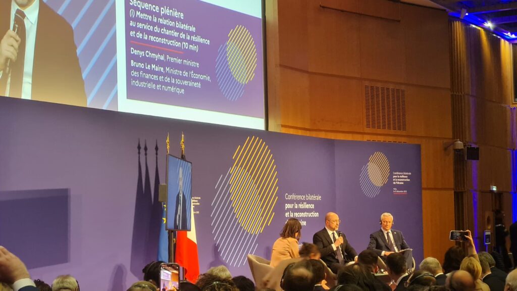 Conférence bilatérale pour la résilience et la reconstruction de l'Ukraine