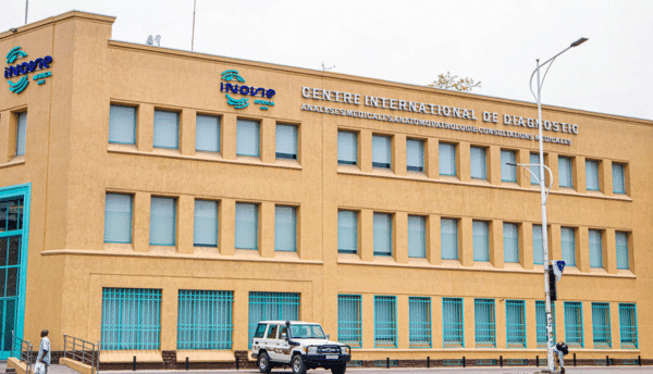 Photography of the new Inovi medical diagnosis center in DRC 