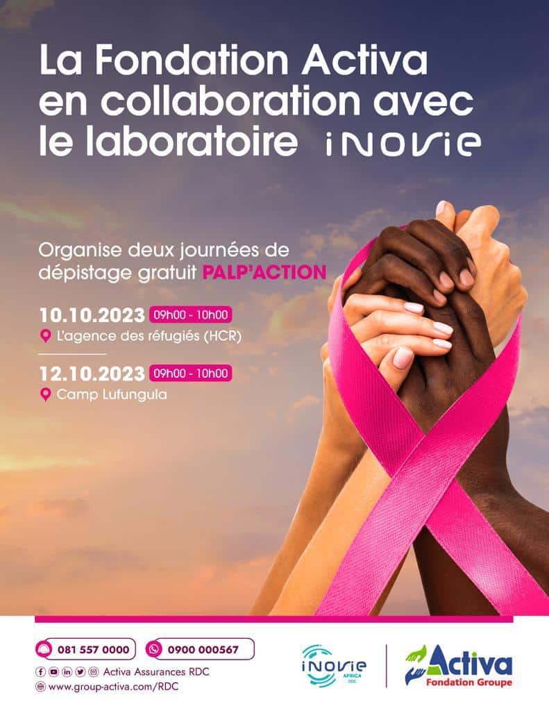 Flyer for the breast cancer event